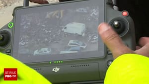 Ce au surprins dronele ridicate de Guvern în apropiere de București. „Comunități foarte sărace fac această muncă ilegală”