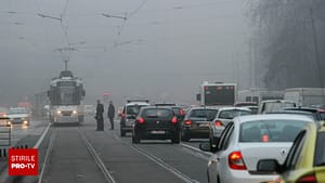 Cod galben de ceață în București și alte 19 județe. ANM a emis și o atenționare de vânt puternic în județul Cluj