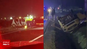 Accident grav în Galați, cu patru victime. Un șofer cu o alcoolemie de 1,22 mg pe litru în sânge a intrat pe cotrasens