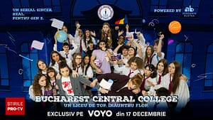 Academia Buftea și VOYO lansează Bucharest Central College, cel mai nou serial românesc pentru adolescenți, din 17 decembrie