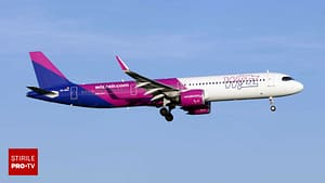Incident la sol cu o aeronavă Wizz Air pe Aeroportul din Sibiu. Avionul a ajuns la marginea pistei. S-a deschis o anchetă