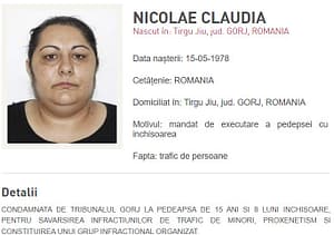 O fugară „most wanted”, condamnată la peste 15 ani de închisoare, a fost adusă în România