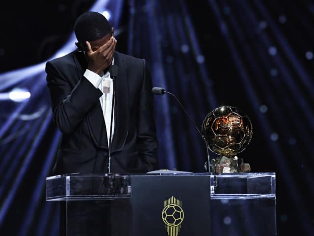 Momentul în care Ousmane Dembele a cedat, la gala Balonului de Aur