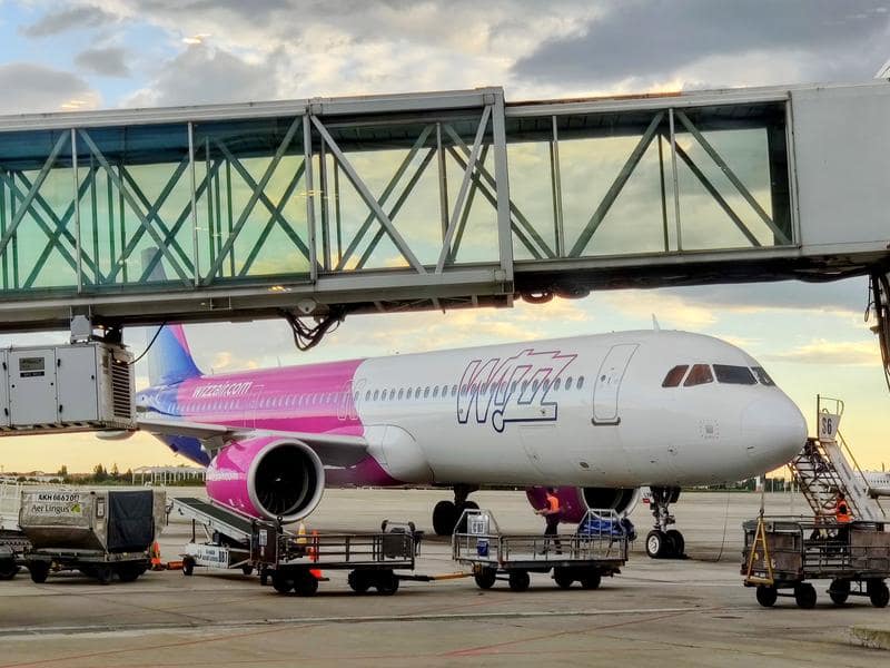 Aeronavă Wizz Air, implicată într-un incident la sol, după aterizarea pe Aeroportul din Sibiu