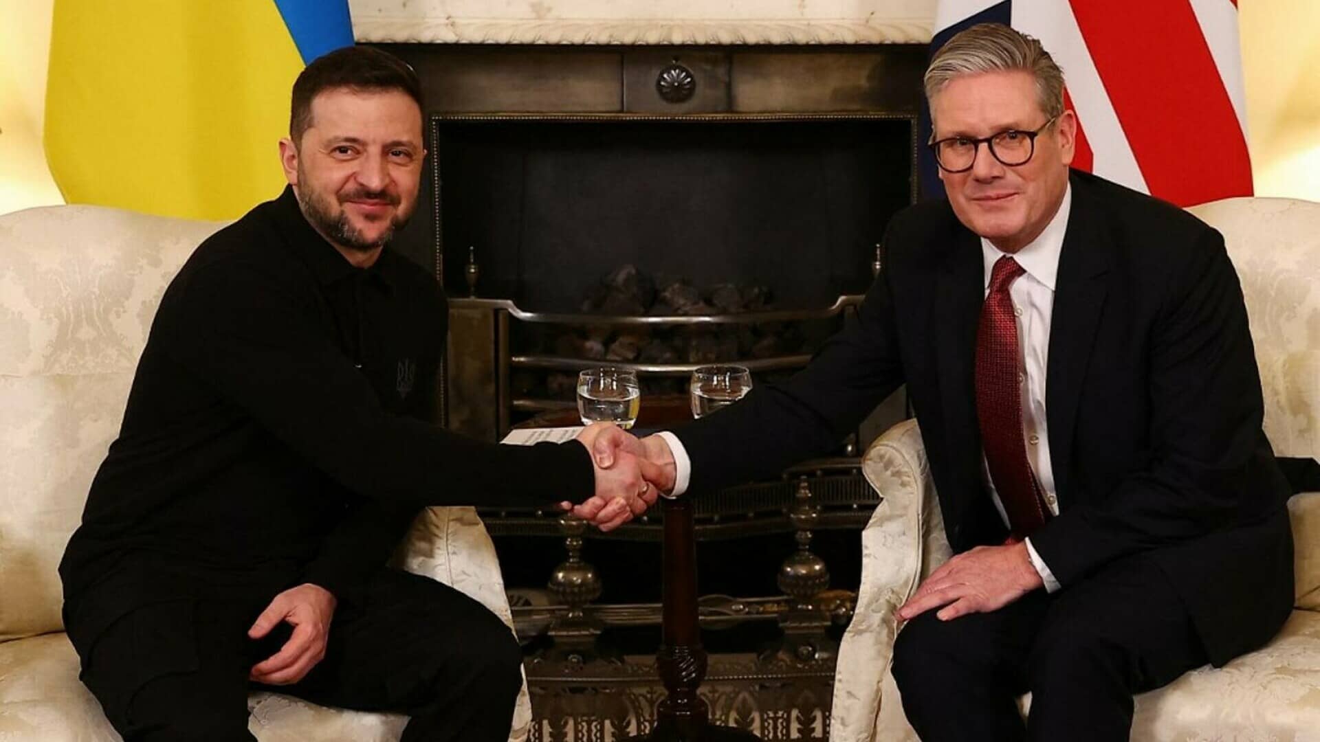 Volodimir Zelenski, Keir Starmer