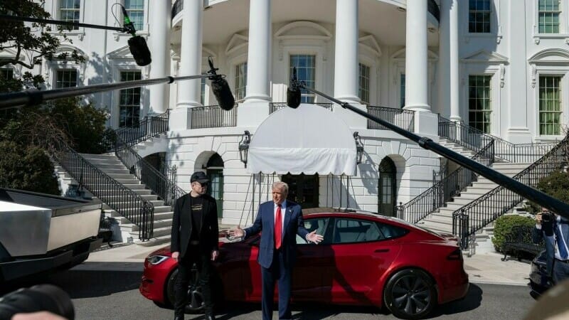 trump musk tesla