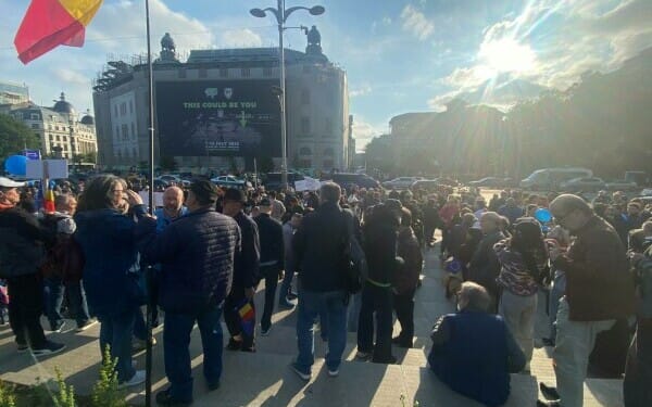Miting proeuropean în Bucureşti