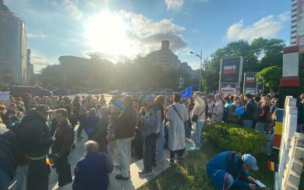 Miting proeuropean în Bucureşti