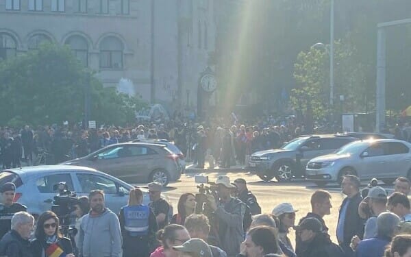 Miting proeuropean în Bucureşti