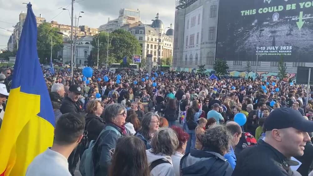 Miting proeuropean în Bucureşti, dar şi în marile oraşe ale României. ”Diaspora, nu da. România e şi a ta!”. VIDEO - Imaginea 7