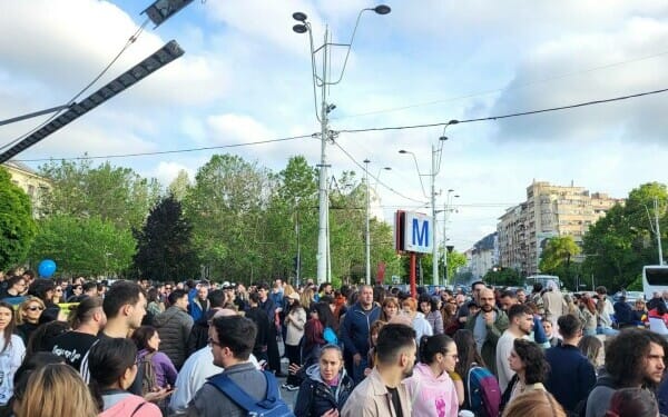 Miting proeuropean în Bucureşti