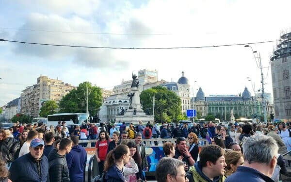 Miting proeuropean în Bucureşti