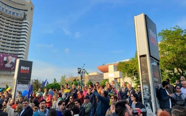 Miting proeuropean în Bucureşti