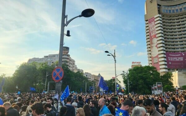 Miting proeuropean în Bucureşti