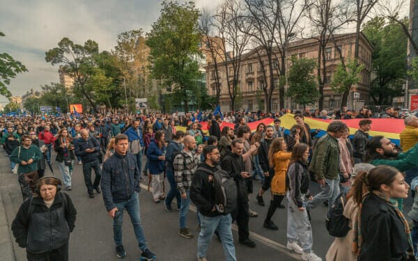 Miting proeuropean în Bucureşti