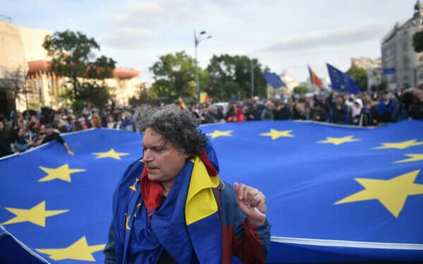 Miting proeuropean în Bucureşti