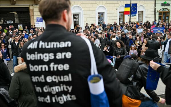 Miting proeuropean în țară