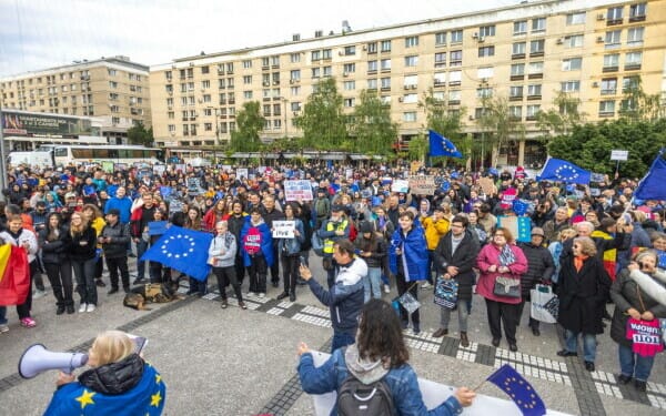 Miting proeuropean în țară