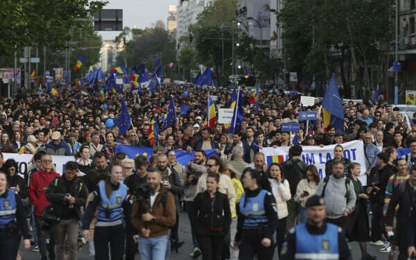 Miting proeuropean în țară