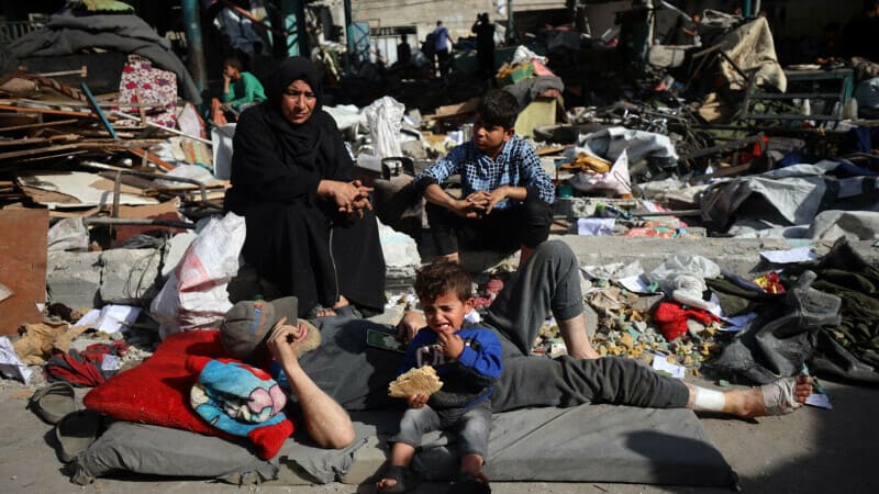 Un grup umanitar susținut de SUA distribuie ajutoare în Gaza