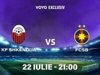 Shkendija vs. FCSB, turul al doilea preliminar al UEFA Champions League, LIVE EXCLUSIV pe VOYO