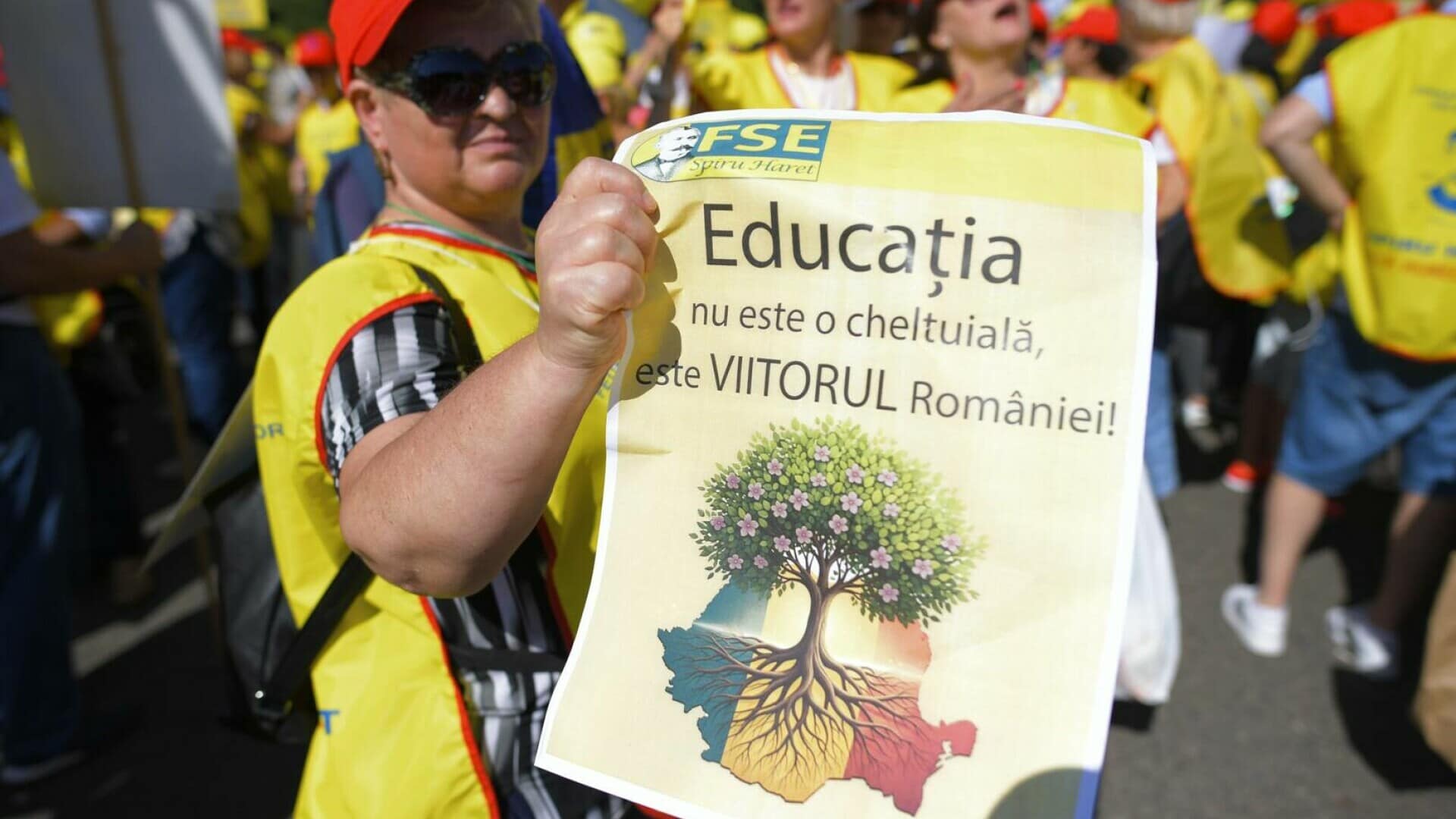 protest profesori 8 septembrie