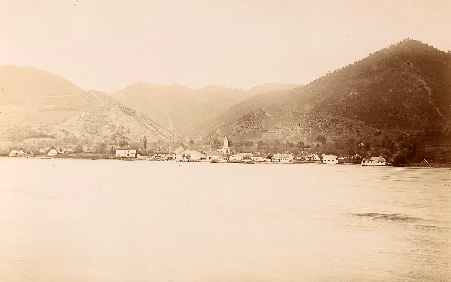 Tekia. Porțile de Fier. Foto Geza Hutterer (1864 1917)  Museum of Architecture at Berlin Institute of Technology, Germania