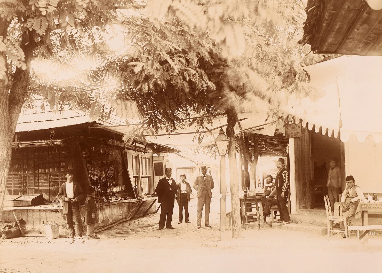 Ada Kaleh.  Foto Geza Hutterer (1864 1917)  Museum of Architecture at Berlin Institute of Technology, Germania