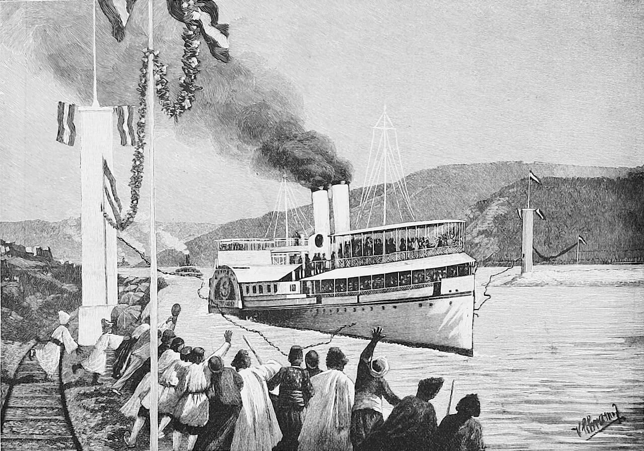 Inaugurarea canalului Șip. Ilustrată