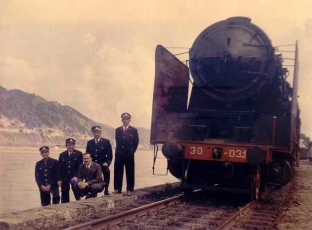 Locomotiva de la Porțile de Fier.  Foto Centrul cultural Kladovo