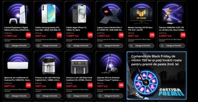 black friday 2025 - catalog emag 6 noiembrie